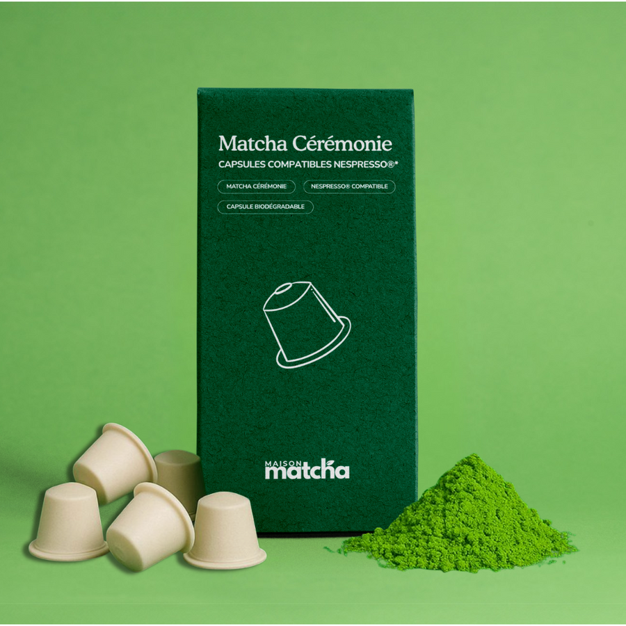 Capsules Matcha compatibles Nespresso® x60